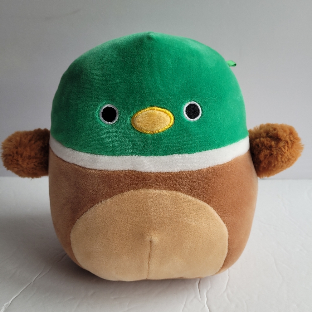 Squishmallows Avery The Green Brown Mallard Duck 8 inch Plush Toy Stuffie Easter